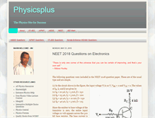 Tablet Screenshot of physicsplus.in